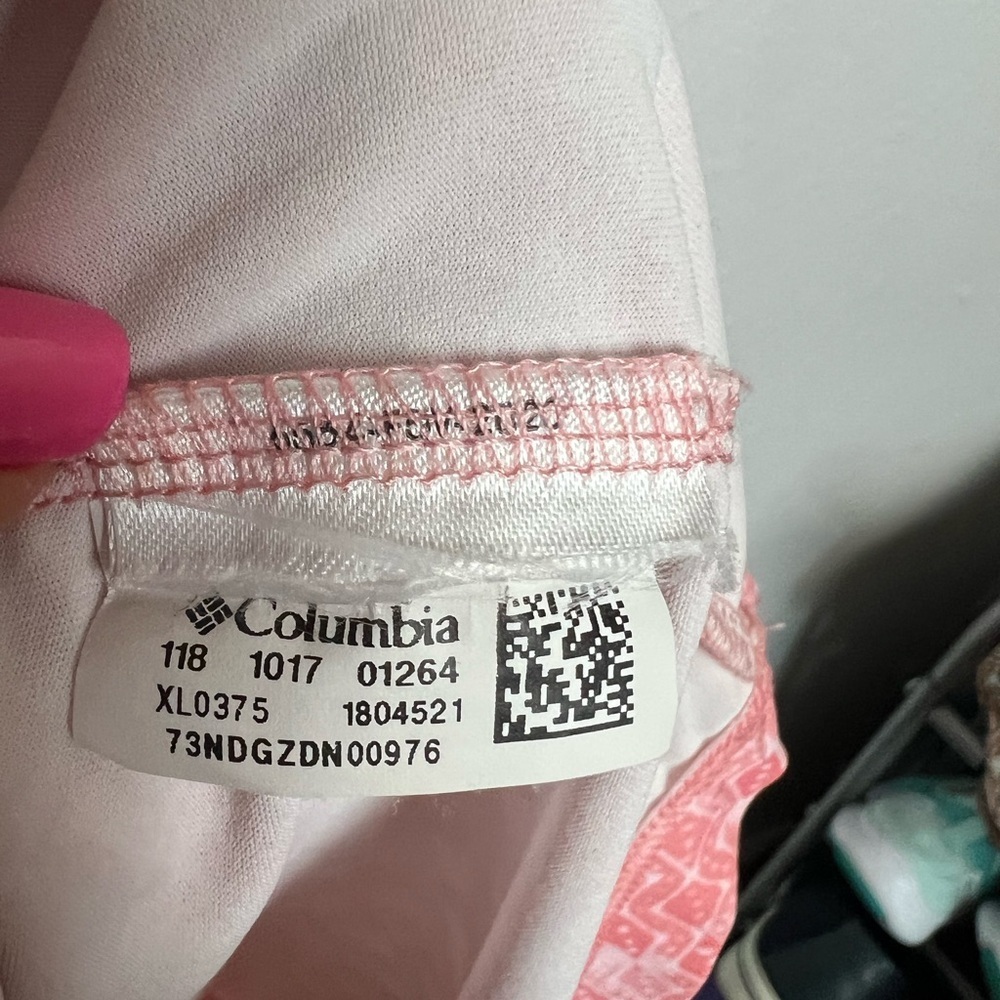 Columbia Pink Printed Omni Freeze UPF 50 Sleeveless Dress Small - Picture 6 of 8